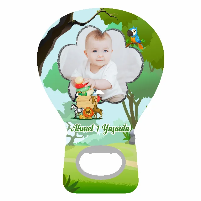 Safari Temalı Balon Açacak Magneti